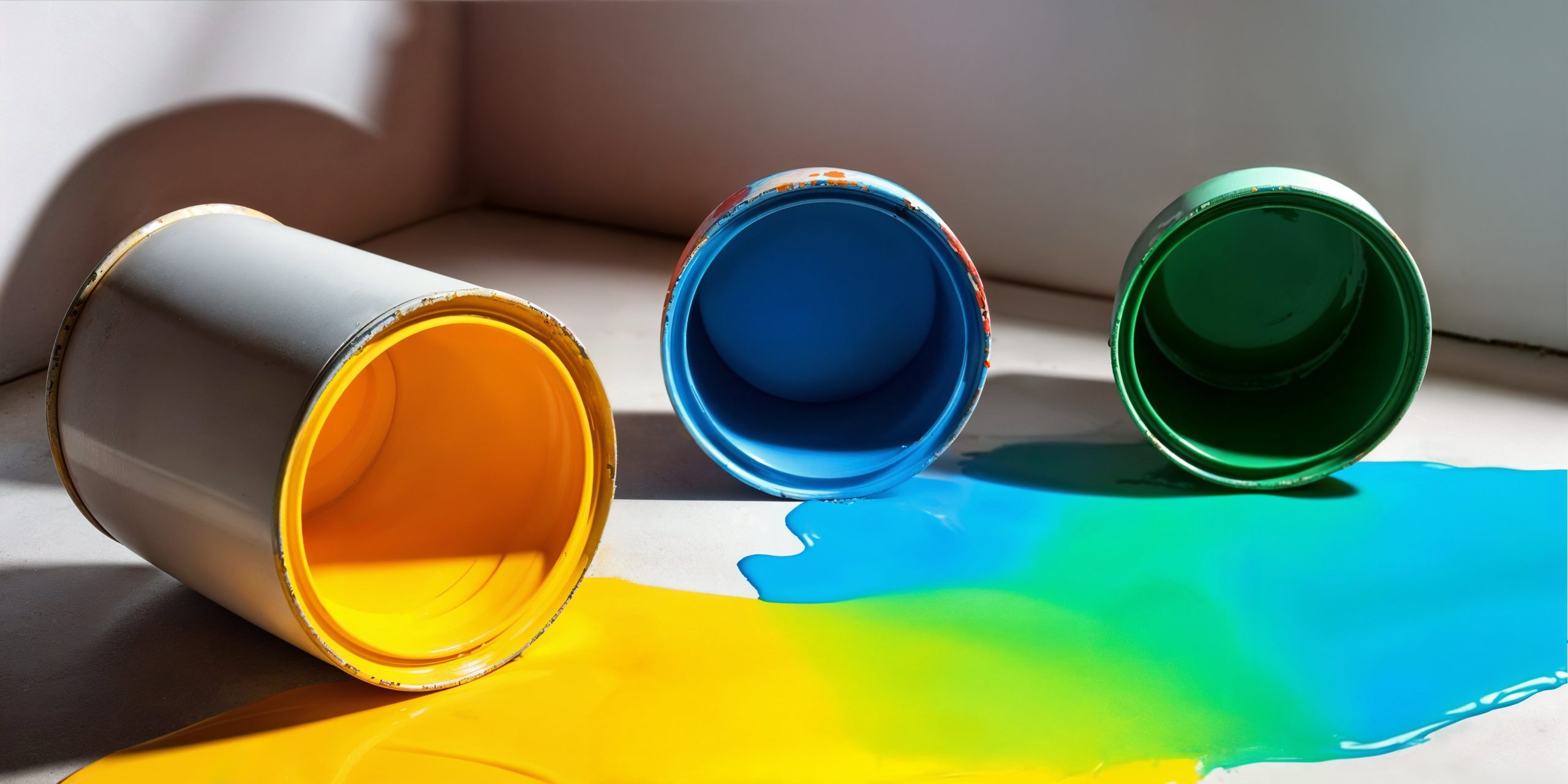 colorful-metallic-paint-cans